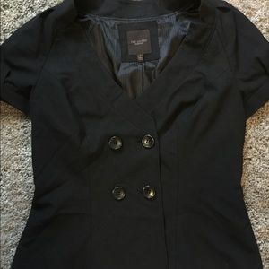 The Limited Black short sleeve blazer